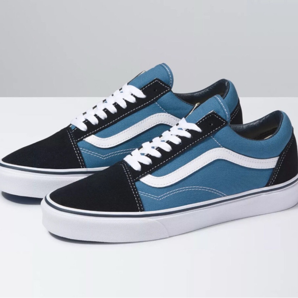Blue Vans Old Skool